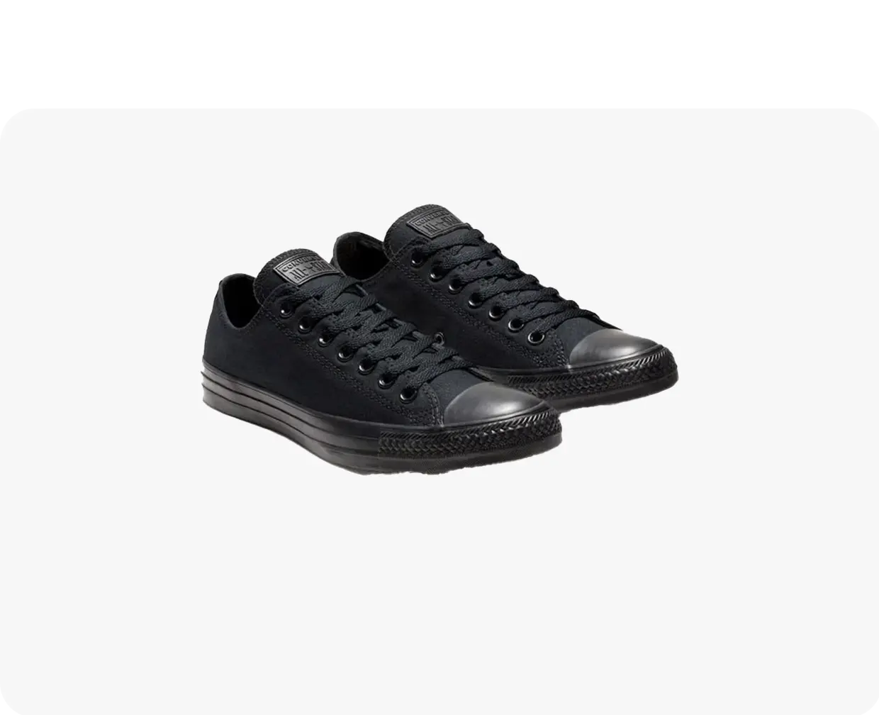 Converse negras para niños on sale