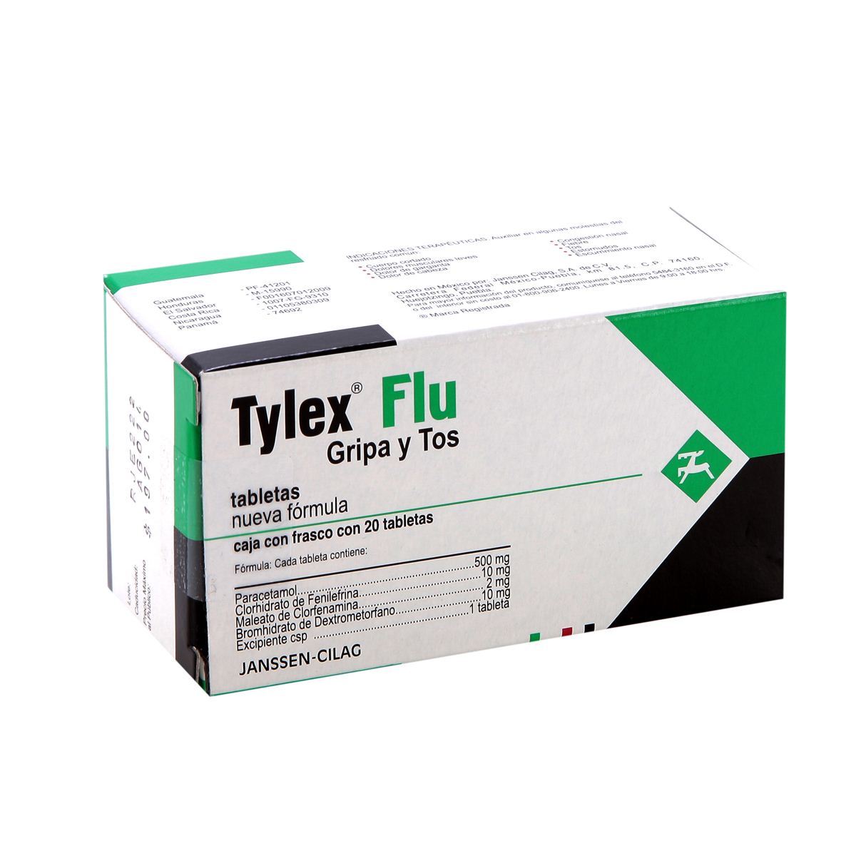 Tylex flu 20 tabletas